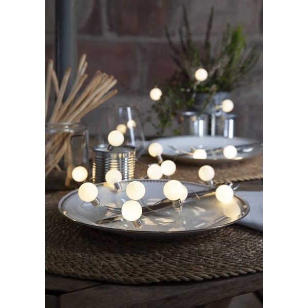 Lichterkette Mini Glow Batteriebetrieben - IP20, Warmweiss, 20 LED's, 300cm
