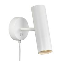 MIB 6 Wandleuchte - weiss/Metall, 230V, GU10, 20x10cm, exkl. Leuchtmittel