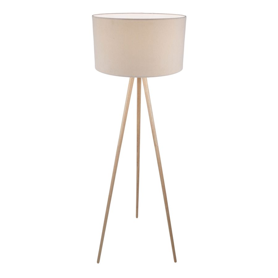 Stehleuchte  ARDITA  H: 152cm beige - IP20, E27, Beige