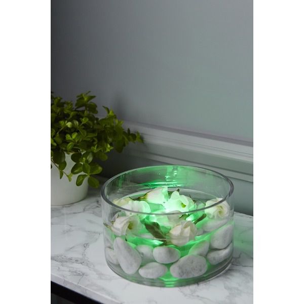 Candela d'acqua a LED - Outdoor, Transparent, 2.5cm Höhe, keine Timerfunktion
