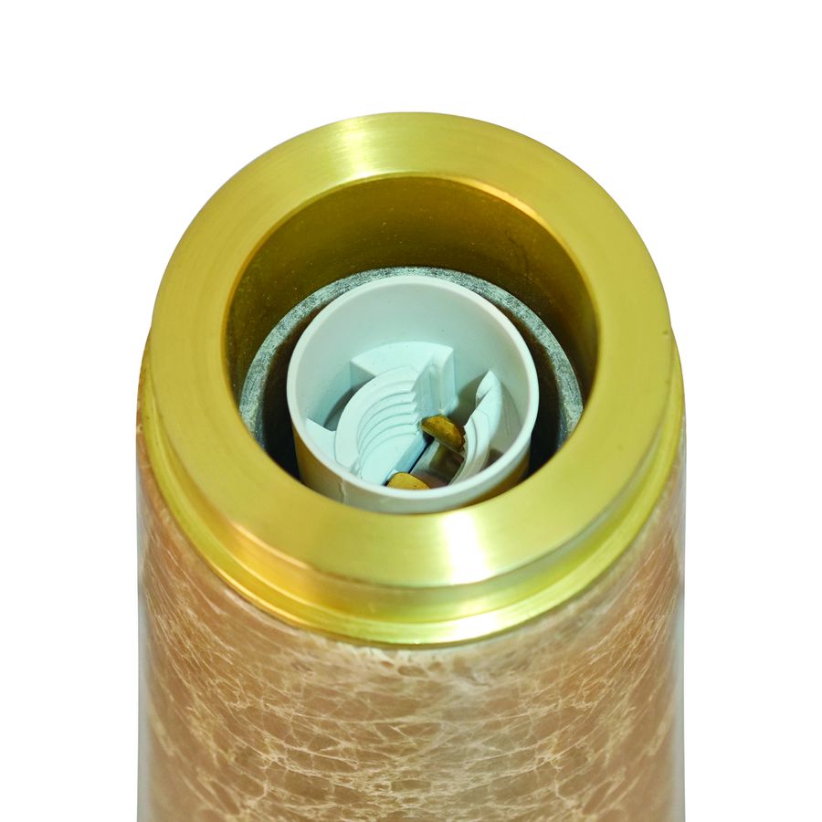 Tischleuchte Glossy Mini  Beige - 15W, E14, IP20