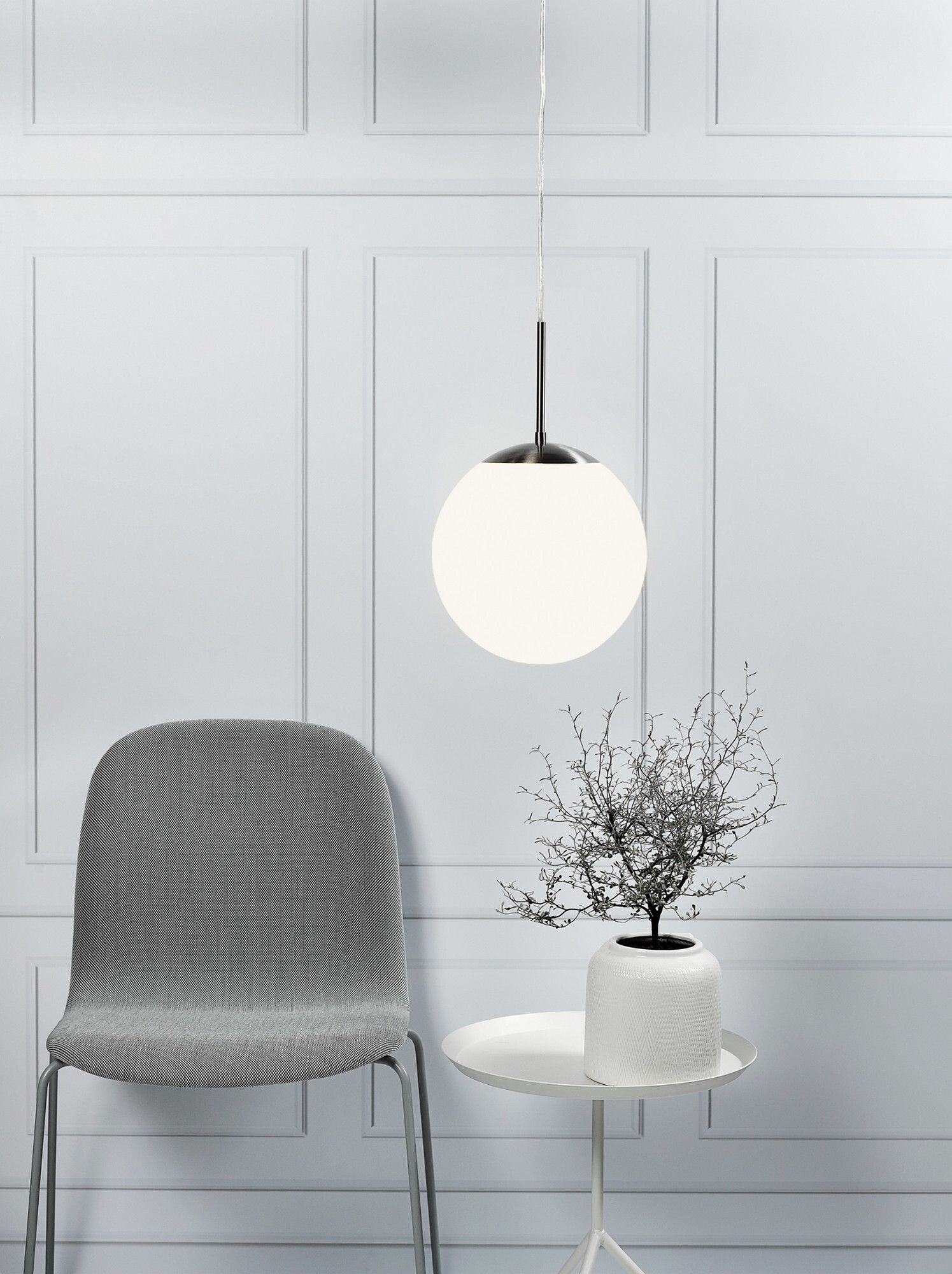 Pendelleuchte CAFE 30 - E27, max. 60W, IP20, opalweiss