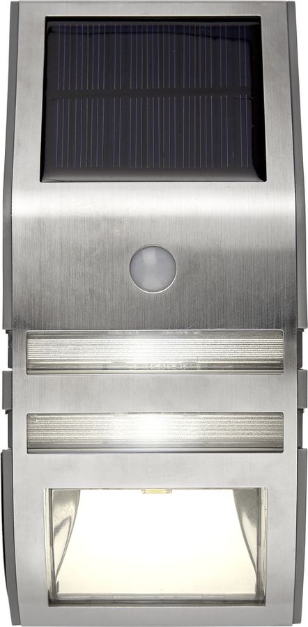 Solar Wand Laterne Wandy - Silber, Lichtfarbe Warmweiss