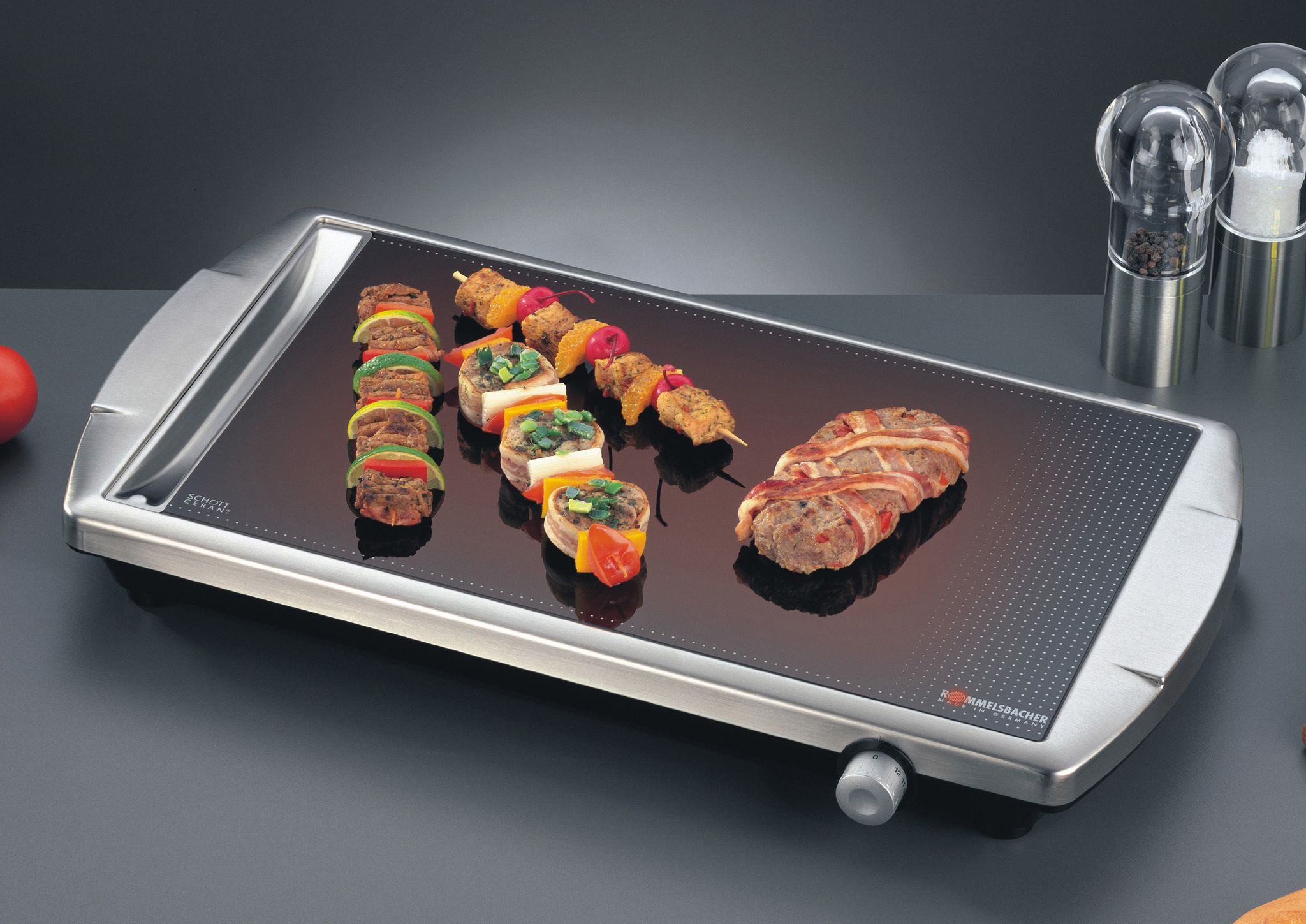 Gril Ceran CG 2303 - Ceran Grill , Edelstahl/schwarz, 2000W