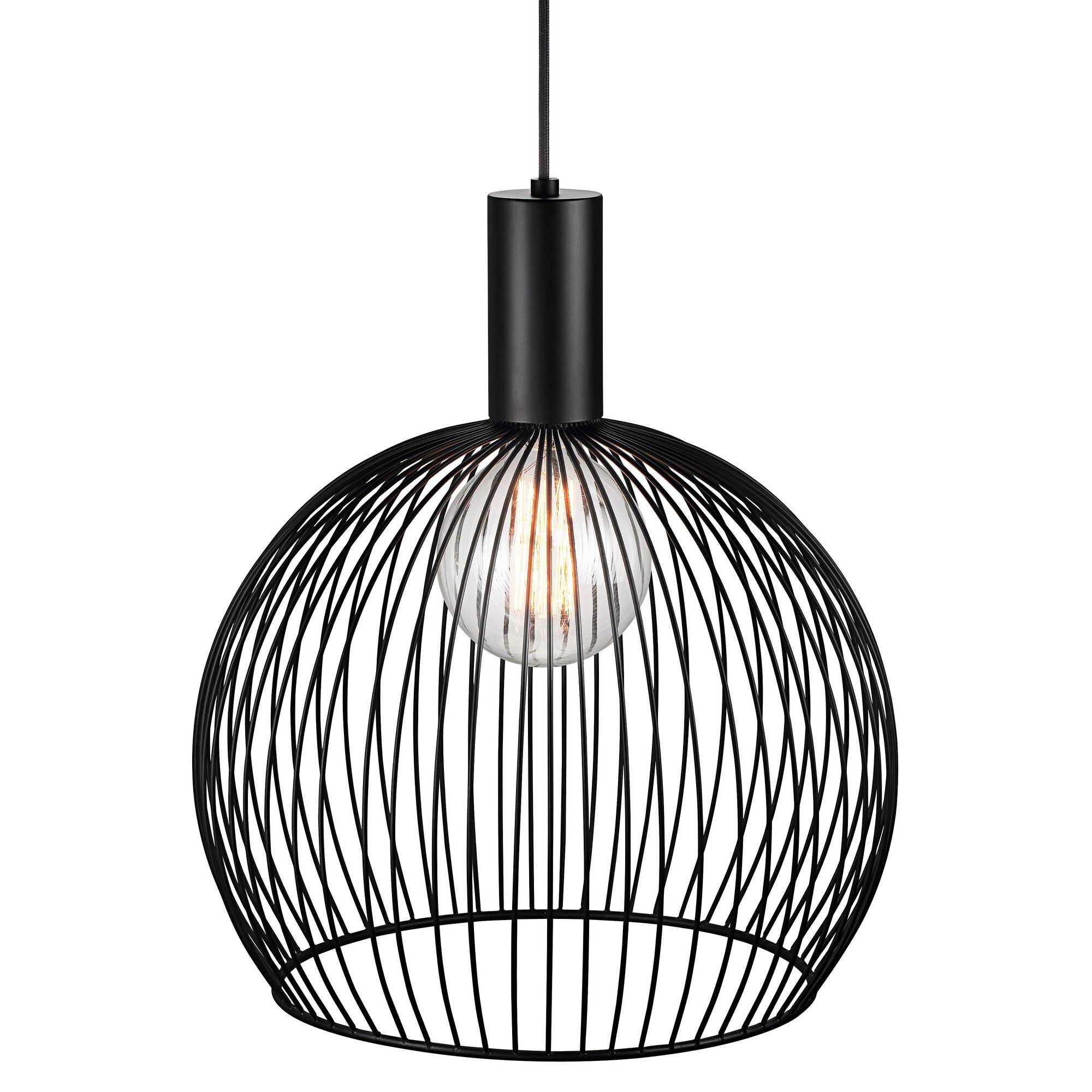 Aver 40, Pendelleuchte, Schwarz - E27, max. 60W, IP20