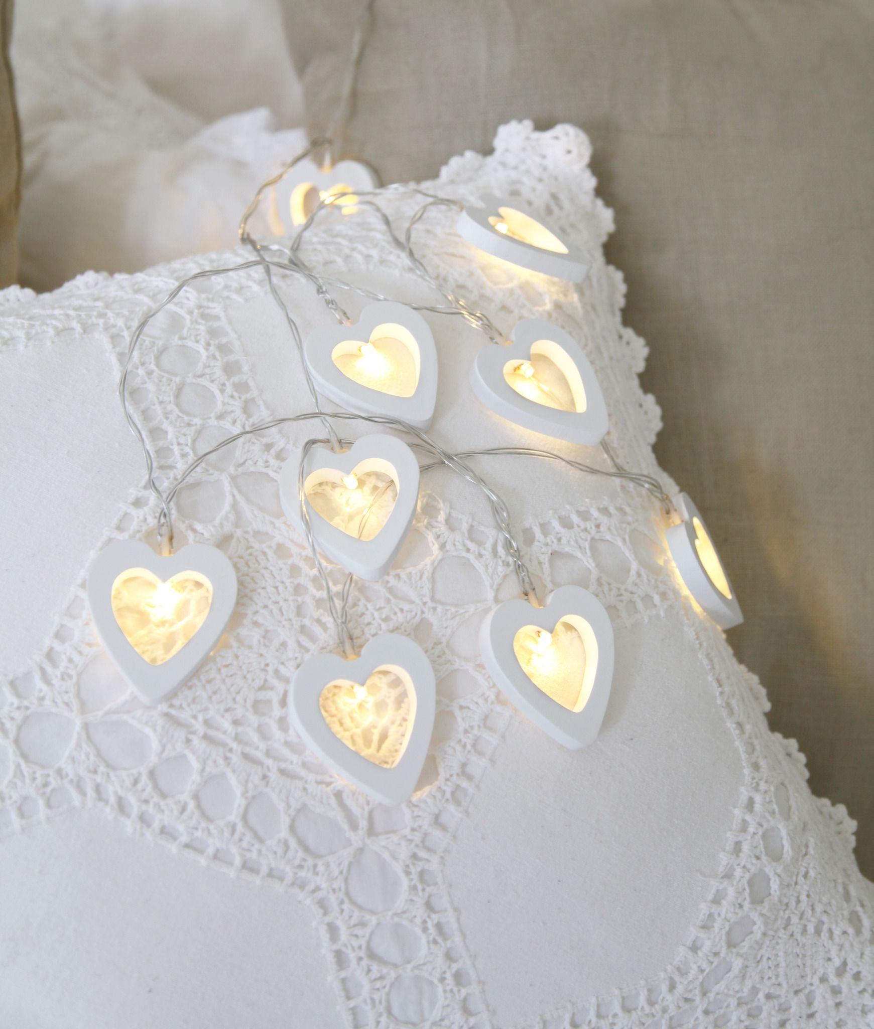 Lichterkette Woodworks - IP20, Warmeiss, 10 LED's