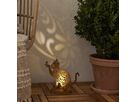 Solar Decoration Oxicat - Indoor, Outdoor, Warmweiss, Rost