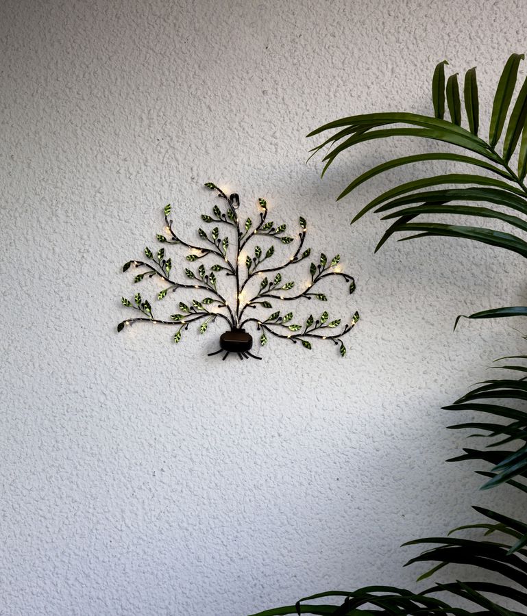 Solar Decoration Tree of Life - IP44, Warmweiss, Dämmerungssensor