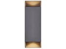 Nico Square 22, Wandleuchte , Anthra. - GU10, IP54, max.35W