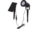 Solar Spotlight Powerspot - Indoor, Outdoor, Warmweiss, Schwarz