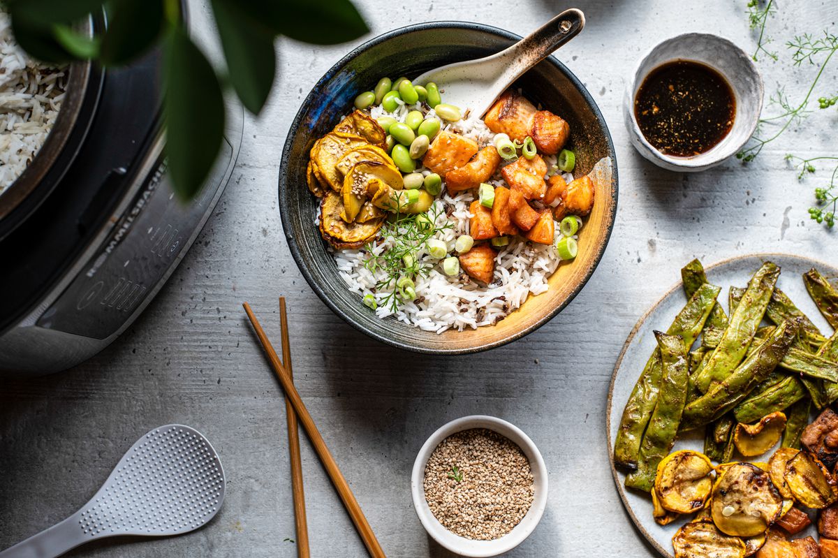 MULTI REISKOCHER MRK 950 - Multireiskocher, Edelstahl/schwarz, 860W