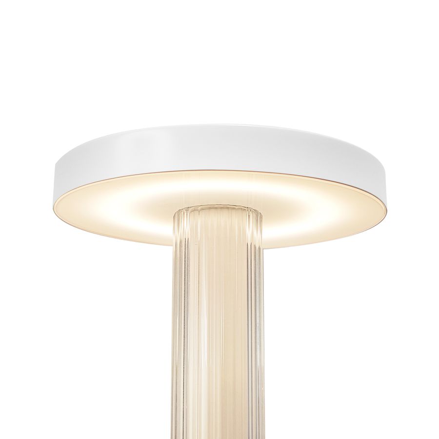 Akku Tischleuchte Trezzi Weiss - LED-Modul, 4W, 3000K, 225Lm, IP20