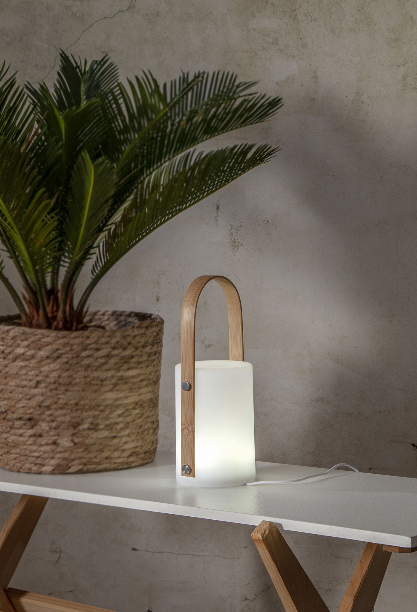 Laterne Lisa - RGBW, IP44, Weiss