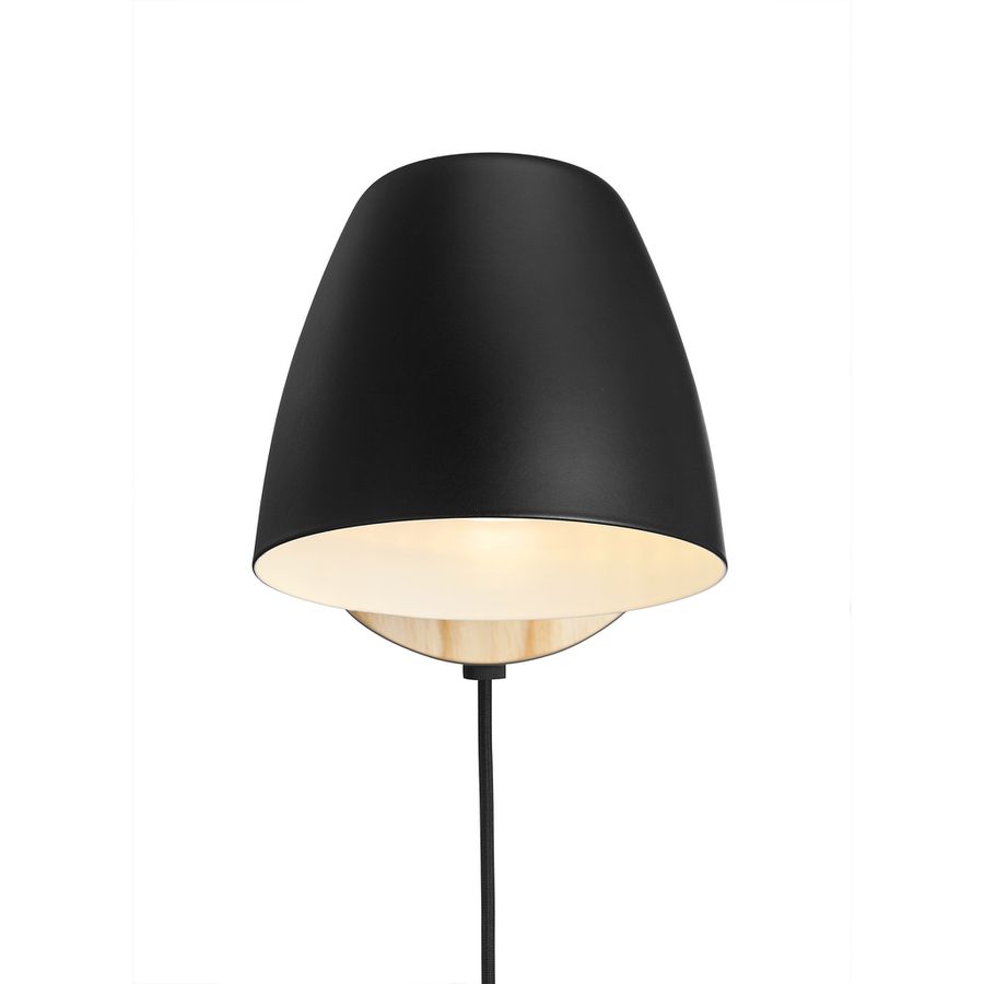 Theo, Wandleuchte, Schwarz - IP20, GU10