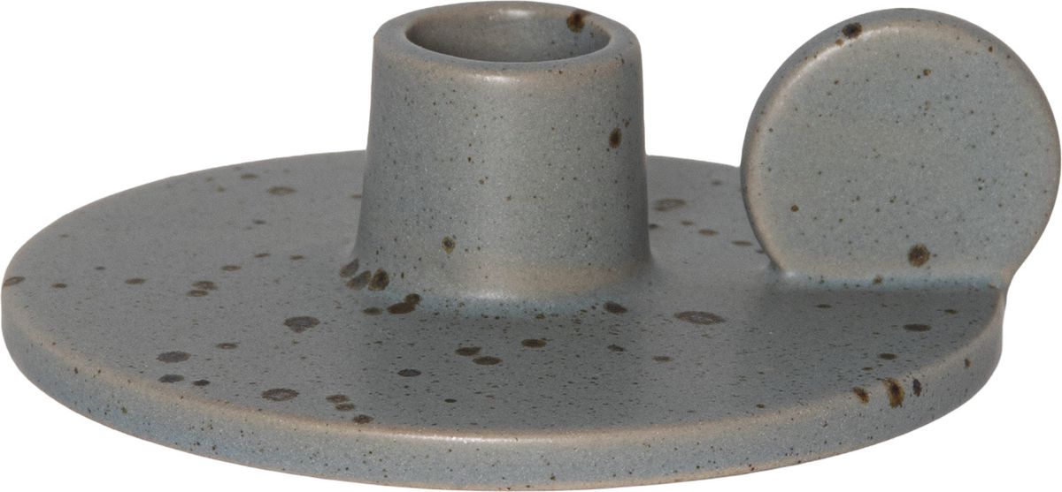 Kerzenhalter Plate - Indoor, Grau, 4.00cm Höhe