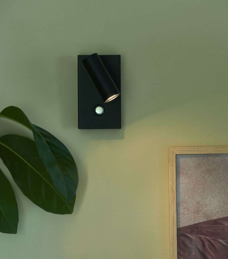 Omari, Wandleuchte, Schwarz - IP20, LED Modul