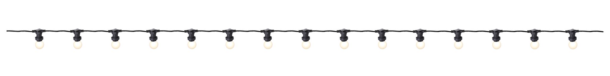 LED Party-Deco Illuminationskette, 15m - IP44, Warmweiss, 15 Led's, 1500cm