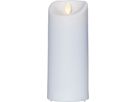 LED Pillar Kerze M-Twinkle - Outdoor, Weiss, 17.5cm Höhe, Timerfunktion