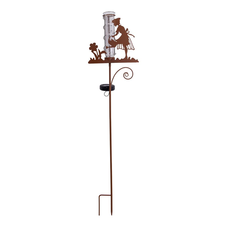 LED-Solar Erdspieß Regenmesser h: 95cm - LED-Solar Erdspieß Regenmesser h: 95cm