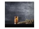 LED Pillar Kerze M-Twinkle - Indoor, Bernstein, 7.5cm Höhe, Timerfunktion