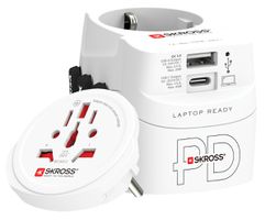 PRO Light USB AC45PD - World - Out: 1x USB-A/C, Schuko, UK, USA Typ B, AUS/China, In: CH, Schuko, IT, BRA, UK, USA/Japan, AUS/China