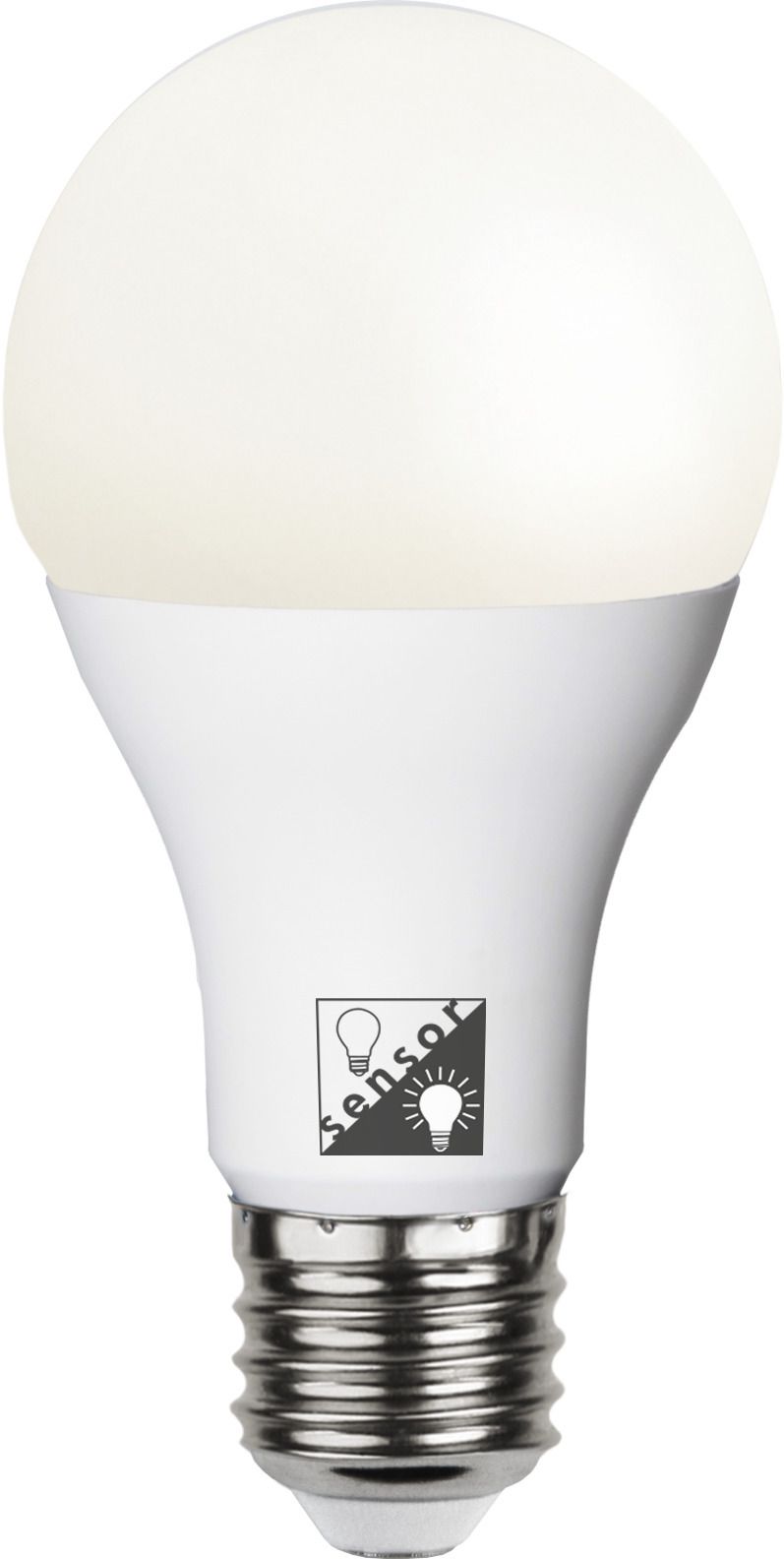LED Leuchtmittel E27 A60 Sensor opaque - E27, 1055lm, 2700K, 9.6W, 230V