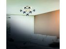 Deckenleuchte Explosion Copper - G9, max. 6x20W, IP20, chrom, nicht dimmbar, Leuchtmittel exklusiv, D=570mm, H=380mm
