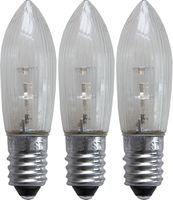 Ersatzlampen 3 Pack  Universal LED - E10, 3Lm, 2100K, 0.2W, 10-55VAC