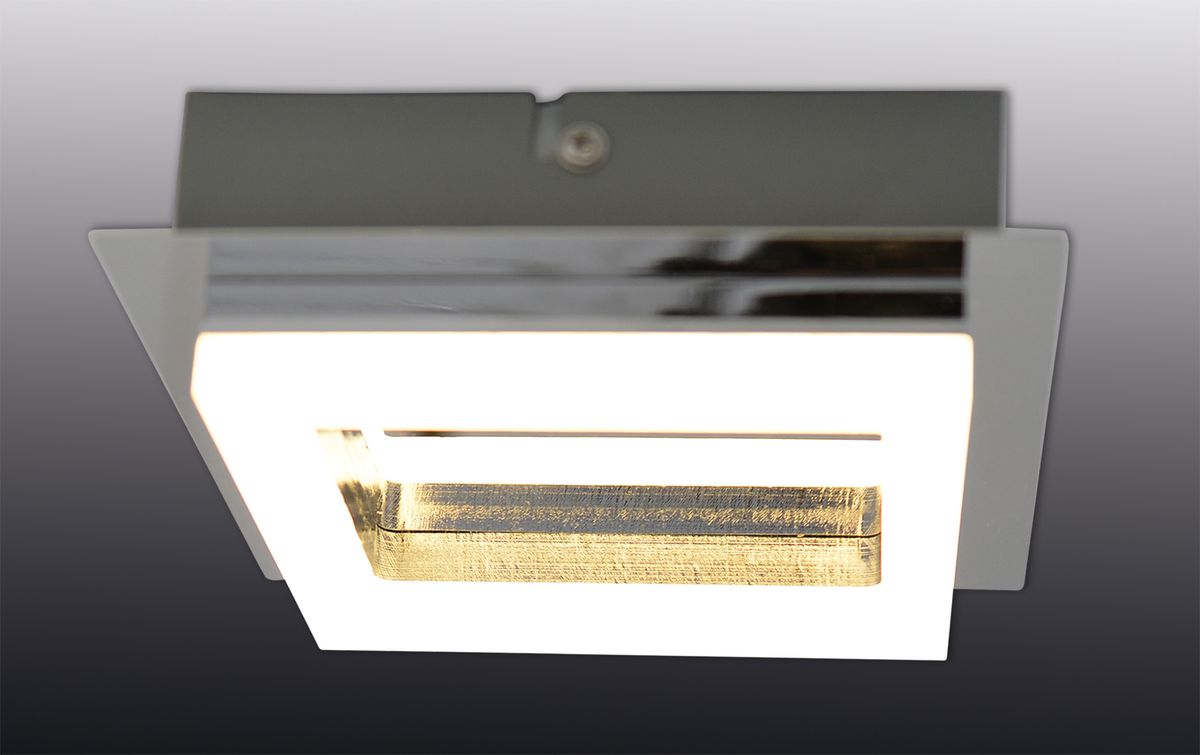 LED Deckenleuchte Bristol - LED fest verbaut, 3000K, warmweiss