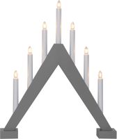 Kerzenleuchter Trill - IP20, Grau, Warmweiss
