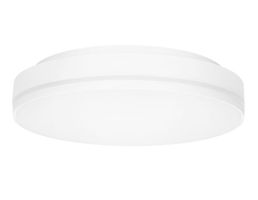 LED Not-Anbauleuchte STRIPE 270 Switch - 18/24W, 1800/2400lm, 3000/4000K, IP20, CRI >80, 110°, 1h Not, weiss, nicht dimmbar, D=270mm, H=70mm