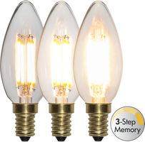Lampe-Led E14 C35 Soft Glow 3-step - E14, 400Lm, 2100K, 4W, 220-240VAC
