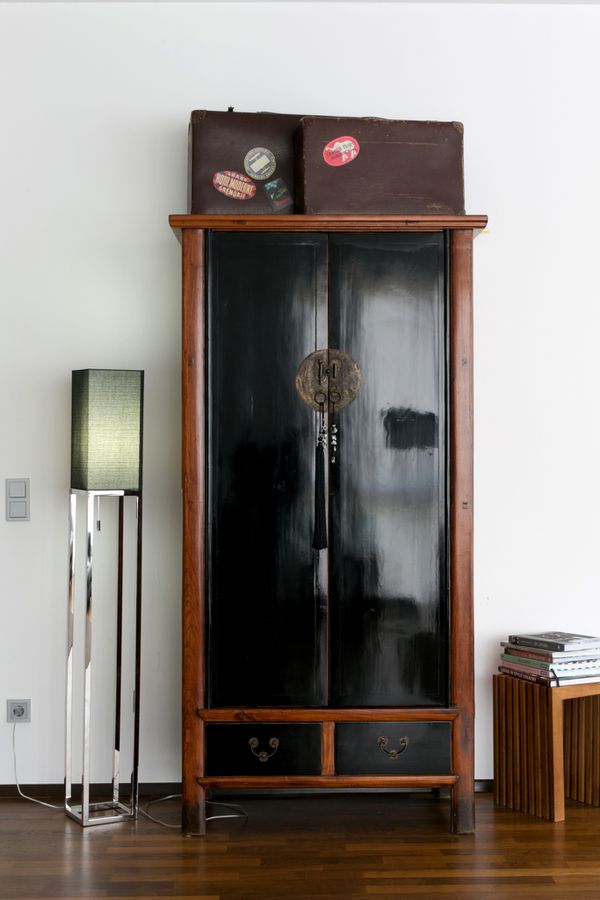 Stehleuchte h: 150cm schwarz Alfa - E27, 60W, IP20