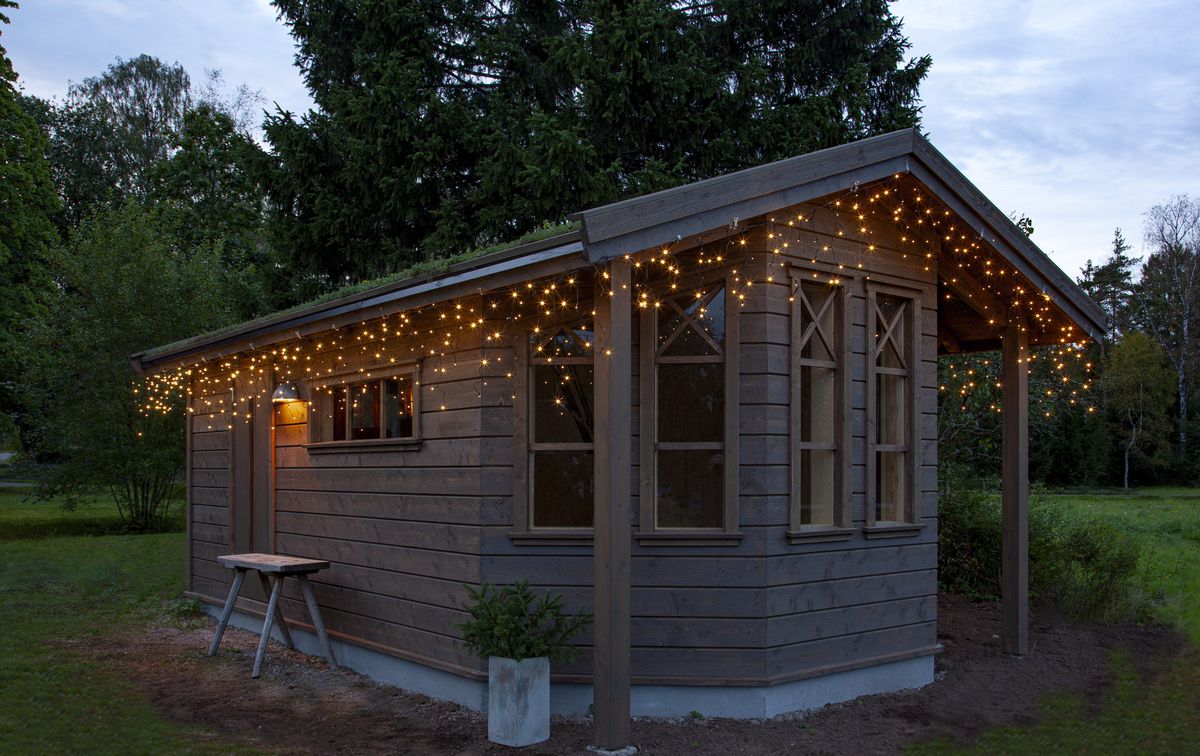 Icicle Lights Shiny - IP44, Warmweiss, 960 LED's, 2390.00 cm