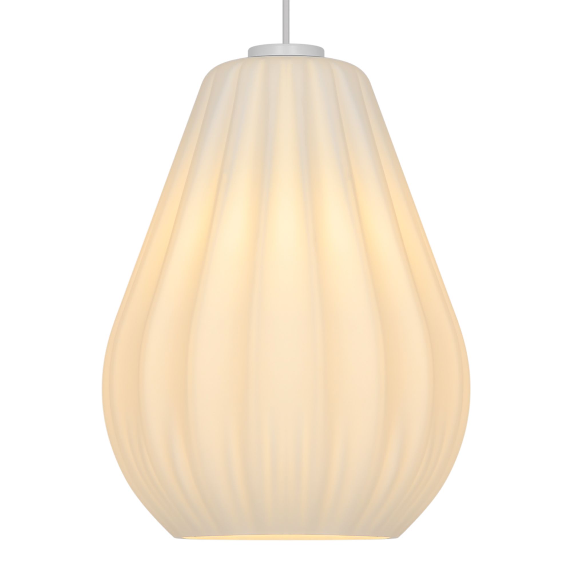 Pendelleuchte Sallino Opal weiss - E27, IP20, 230V
