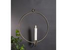 Indoor Decoration Flamme Wall - Indoor, Messing, 34cm Höhe, Timerfunktion