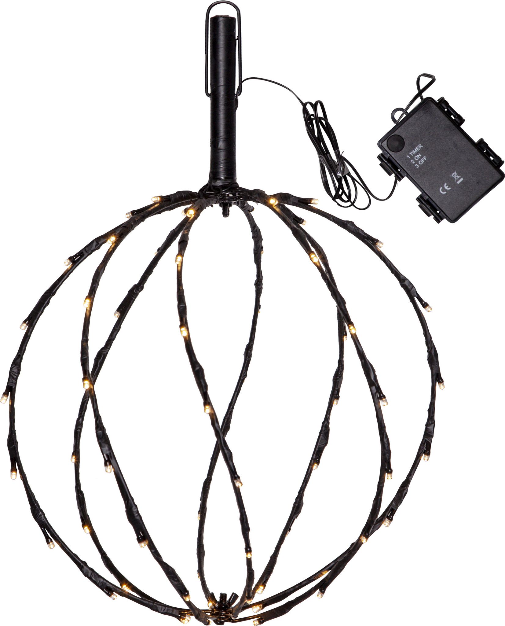 Outdoor Decoration Sphere - IP44, Warmweiss, 64 LED's