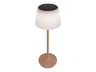 Solar- Akkutischleuchte EMMI almond inkl. CCT  Touch H: 38 cm - LED-Modul, 3W, IP44