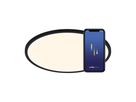 Oja 42, Deckenleuchte, Smart, Black - 30W ,2700-6500K, IP20