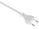 Dual USB Verlängerung USB-C+A - 1x USB-C - 1x USB-A, Total max. 3.5A / 17.5W, Eurostecker T11, 3m Kabel, weiss/grau