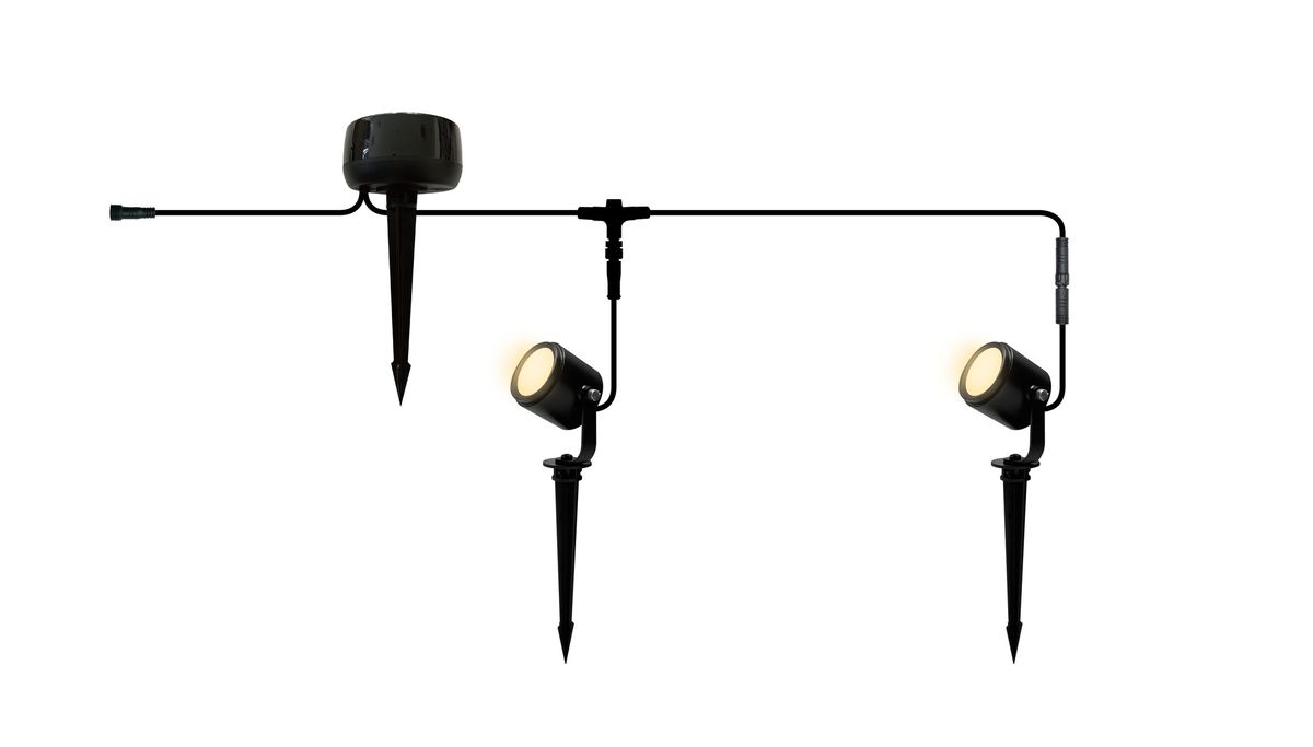 24V RGBW Smart Spot Duopack RGBW - 24V DC, 5W, 450lm, 3000K, IP65, 36°, anthrazit, inkl. Spike