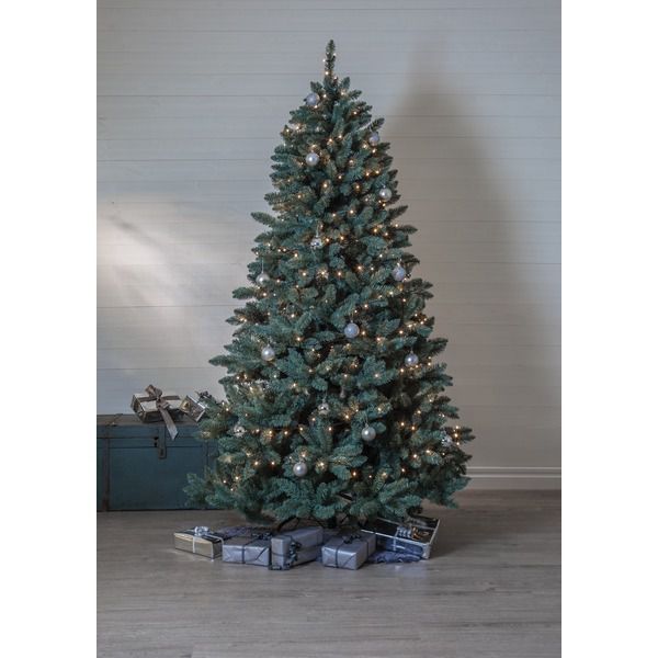 Künstlicher Weihnachtsbaum Royal Blue - grün, keine Lämpchen, 210cm Höhe