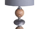 Keramik Tischleuchte Araga h: 36cm grau - E14, 40W, IP20