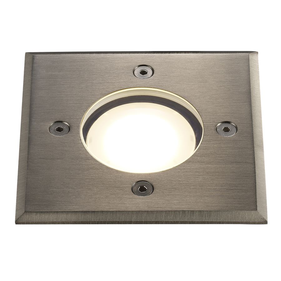 Pato Square, Gehweg, Edelstahl - GU10, max. 35W, IP65