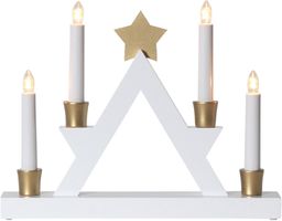 Kerzenleuchter Julle - IP20, Weiss, Warmweiss