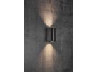 Canto maxi 2, Wandleuchte, Schwarz - GU10, max. 2x28W, IP44