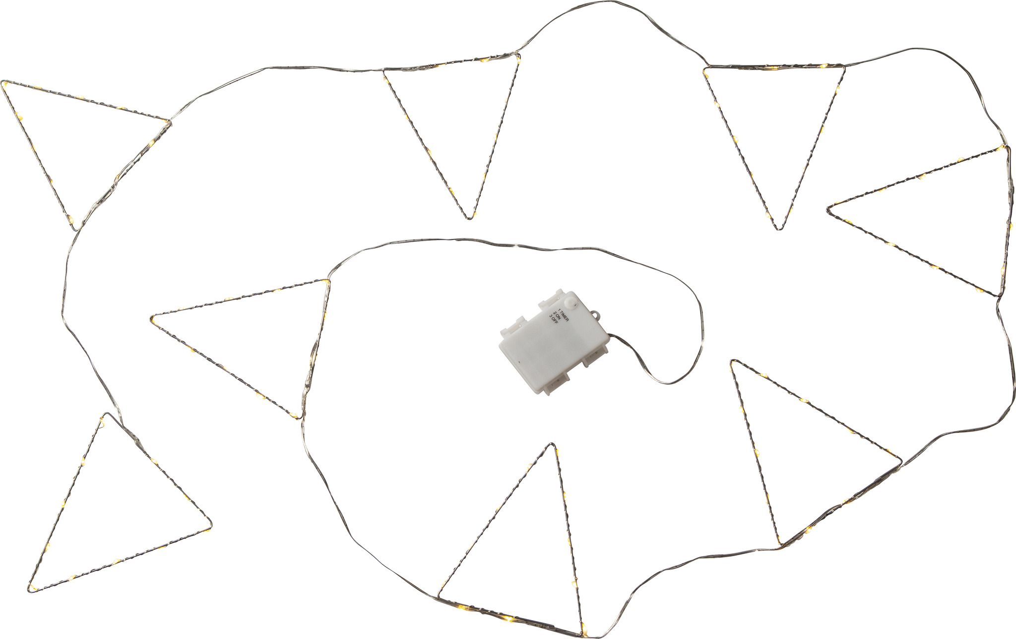 Lichterkette PENNY - IP44, Warmweiss, 11 LED'S