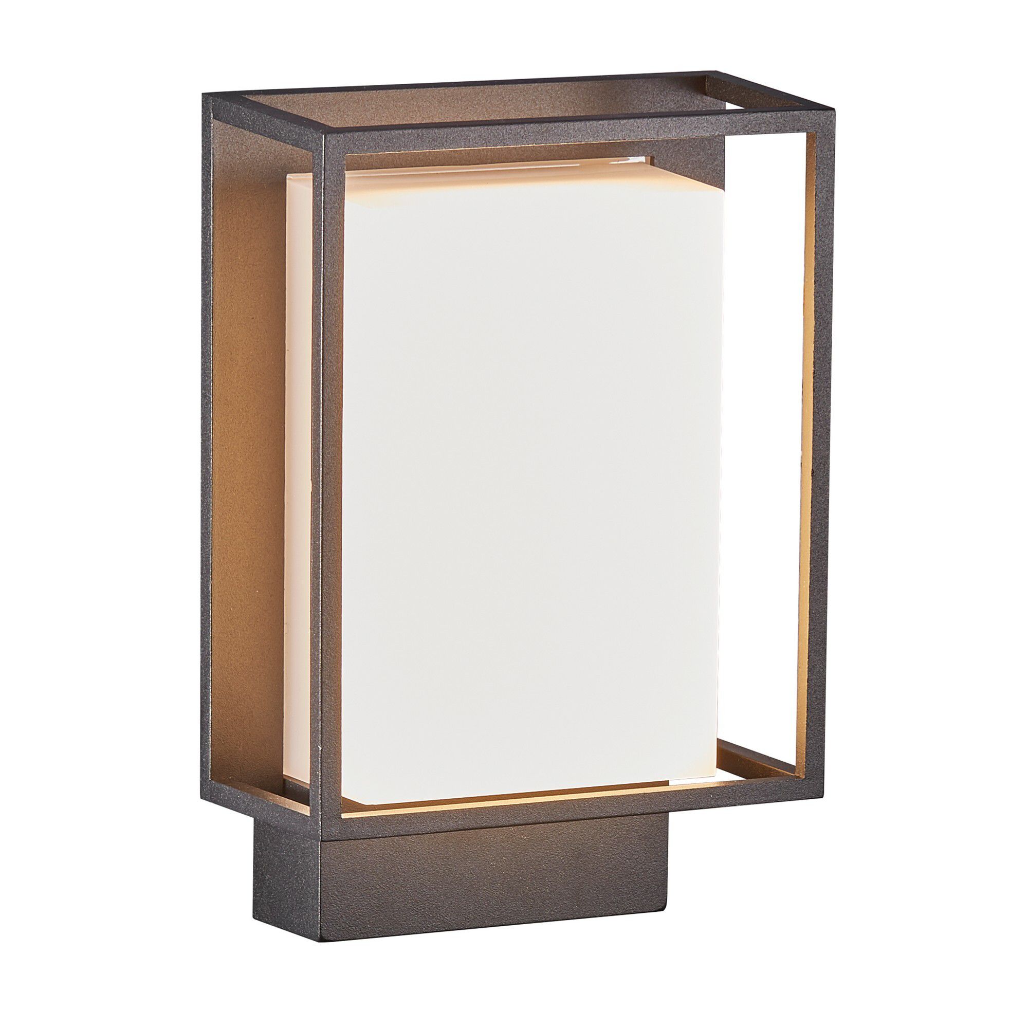 LED Wandleuchte Nestor - 8W, 550lm, 2700K, IP44, CRI 80, 120°, nicht dimmbar, L=221mm, B=147mm, H=87mm