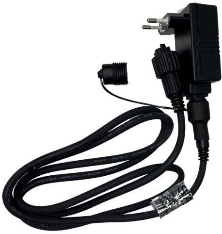 System 24, elektronischer Start-Trafo 20.4VA schwarz - Schwarz, 150cm Zuleitung, Betrieb von bis zu 1500 LED's