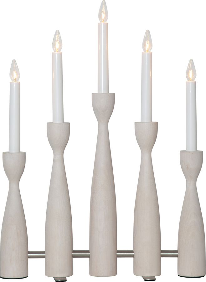 Kerzenleuchter Midja 2.0 - IP20, Weiss, Kaltweiss
